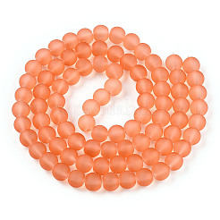 Transparent Glass Bead Strands&nbsp;GLAA-S031-10mm-33-1