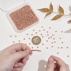 Brass Beads&nbsp;KK-PH0012-56RG-02