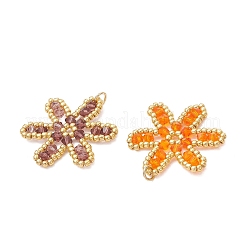 Glass Seed Beaded Pendants&nbsp;PALLOY-MZ01270