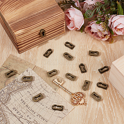 16Pcs Vintage Zinc Alloy Key Signs&nbsp;FIND-BC0019-25AB