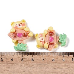 Cartoon Bear Opaque Resin Decoden Cabochons&nbsp;CRES-I031-01
