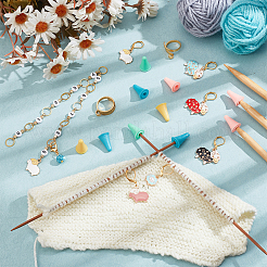 35Pcs Sheep DIY Knitting Tool Sets&nbsp;HJEW-NB00057