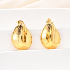 304 Stainless Steel Stud Earrings&nbsp;EJEW-D319-09A-G