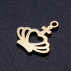201 Stainless Steel Pendants&nbsp;STAS-Q201-JN310-2
