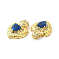 Rack Plating Brass & Rhinestone Pendants&nbsp;KK-H438-07G-05