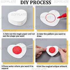 30Pcs DIY Blank Paint Sponges&nbsp;DIY-CP0013-84