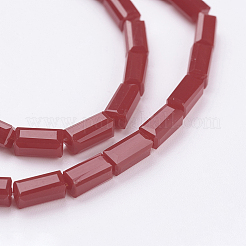 Opaque Glass Beads Strands&nbsp;EGLA-E008-3x6mm-05