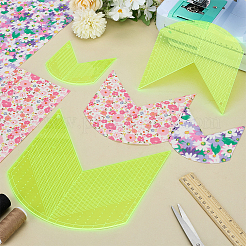 3Pcs Acrylic Multifunction Rulers&nbsp;DIY-WH0349-411