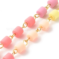 Handmade Polymer Clay Beaded Chains&nbsp;AJEW-J034-03