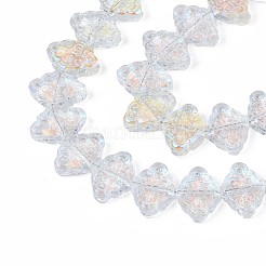 Electroplate Glass Beads Strand&nbsp;EGLA-S188-20-B03