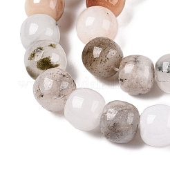 Dyed Natural White Jade Beads Strands&nbsp;G-T138-D27