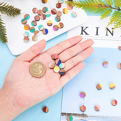 Opaque Resin & Wood Cabochons&nbsp;RESI-PH0001-13