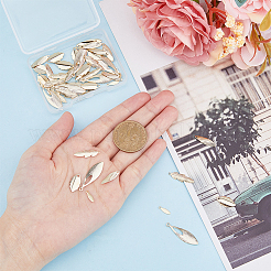 50Pcs 5 Styles Brass Pendants&nbsp;KK-HY0003-46