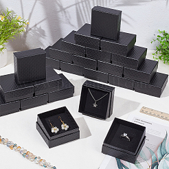 Square Cardboard Paper Ring Gift Storage Boxes&nbsp;CON-WH0099-60B