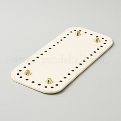 PU Leather Knitting Crochet Bags Nail Bottom Shaper Pad&nbsp;FIND-WH0114-84B-02