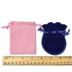 48Pcs 8 Colors Velvet Cloth Drawstring Bags&nbsp;TP-FS0001-01
