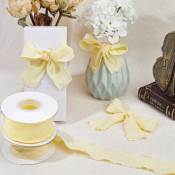 2 Rolls Polyester Ruffled Ribbon for Sewing Decoration&nbsp;OCOR-CY0003-18B