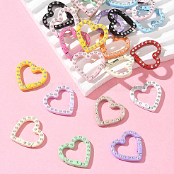 28Pcs 14 Colors Baking Paint Alloy Spring Gate Clasps&nbsp;FIND-SC0019-52