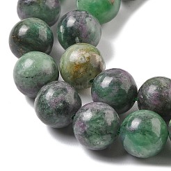 Natural Ruby in Zoisite Beads Strands&nbsp;G-R011-A02-01