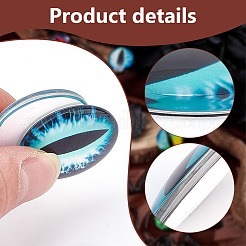 1 Bag Flatback Glass Cabochons&nbsp;GGLA-PH0001-55B