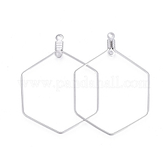 Tarnish Resistant 304 Stainless Steel Wire Pendants&nbsp;STAS-L238-075P