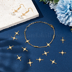 40Pcs Brass Connector Charms&nbsp;KK-UN0005-63