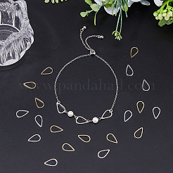 60Pcs 2 Colors Brass Linking Rings&nbsp;KK-HS0001-47