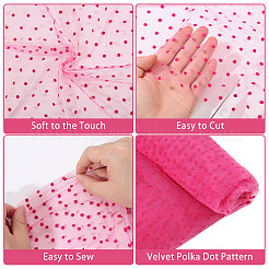 Polyester Polka Dot Fabric&nbsp;DIY-PH0038-36A
