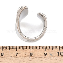 304 Stainless Steel Cuff Open Rings&nbsp;LS-RJEW-D336-02P