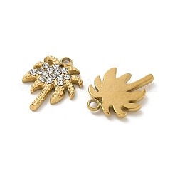 304 Stainless Steel Rhinestone Pendants&nbsp;STAS-I322-40G