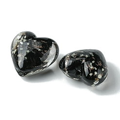 Luminous Handmade Gold Sand Lampwork Beads&nbsp;FOIL-B001-03B