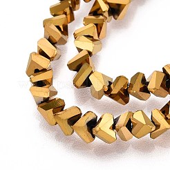 Electroplate Glass Beads Strands&nbsp;GLAA-N024-4mm-01