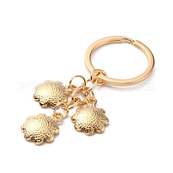 Cute Enamel Keychain&nbsp;KEYC-WH0025-048G-01