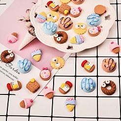 36Pcs 9 Style Resin Decoden Cabochons&nbsp;CRES-SZ0001-20