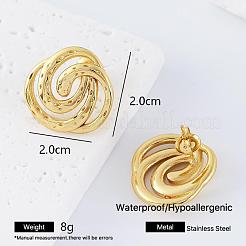Circle 304 Stainless Steel Stud Earrings for Women&nbsp;GE9151