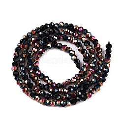 Electroplate Glass Beads Strands&nbsp;EGLA-T021-04C