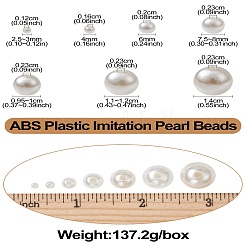 About 1173pcs ABS Plastic Imitation Pearl Beads&nbsp;KY-CJ0001-96