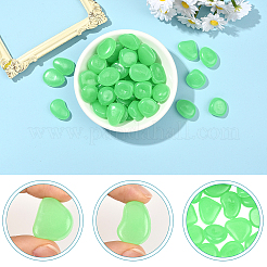 100Pcs Luminous Resin Beads Display Decoration&nbsp;RESI-SP0001-47B