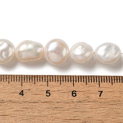 Natural Baroque Pearl Keshi Pearl Beads Strands&nbsp;PEAR-K004-33
