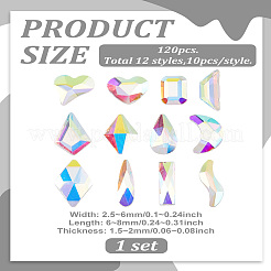 Glass Rhinestone Cabochons&nbsp;DIY-WH0699-26B