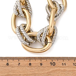 Iron & Alloy & Aluminum Cable Chain Necklaces for Women&nbsp;NJEW-U046-06GP