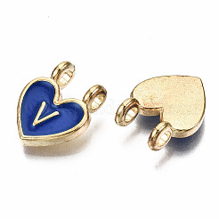 Alloy Enamel Charms&nbsp;X-ENAM-T012-02V-RS