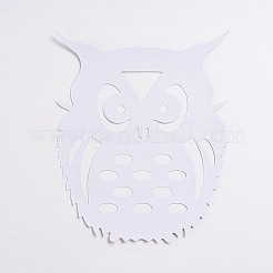 Waterproof Owl Shape Bird Deterrent Stickers&nbsp;AJEW-WH0022-41