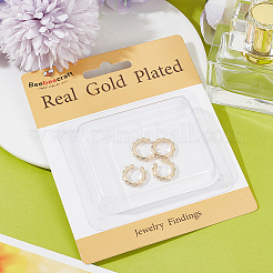 3 Pairs Brass Ear Cuff Findings&nbsp;KK-BBC0009-75