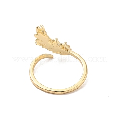 Brass Micro Pave Cubic Zirconia Open Cuff Rings&nbsp;RJEW-R146-07A-G