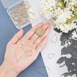 48Pcs 6 Style Brass Pendants&nbsp;KK-BC0002-23