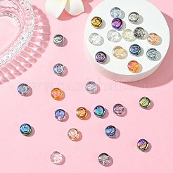 Electroplate Glass Beads&nbsp;EGLA-YW0005-02