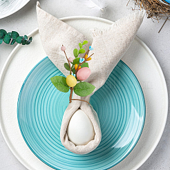 Spun Silk Cloth with Foam Napkin Rings&nbsp;AJEW-WH20006-156C
