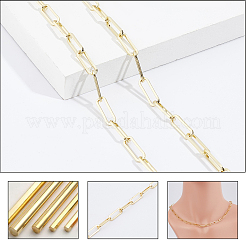 Soldered Brass Paperclip Chains&nbsp;CHC-CA0001-03G