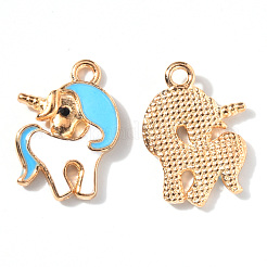 Alloy Enamel Pendants&nbsp;ENAM-R058-08D